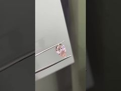 3.01CT Fancy Light Pink VS1 2EX CVD Phòng thí nghiệm trưởng thành kim cương Pear cắt IGI Chứng chỉ.