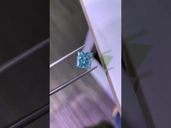 3.2CT Fancy Intense Blue VS1 2EX CVD Lab trưởng thành kim cương công chúa cắt IGI Certificate