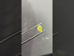 0,83ct Lab Growm Diamond Pear Cut CVD Fancy Yellow VS Loose Diamond