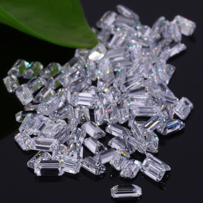 Mua Kim cương tổng hợp HPHT 2.0-3.3 đến 2.9-4.5mm Hòn màu trắng hình dạng ngọc lục bảo DEF Màu sắc VVS online manufacture