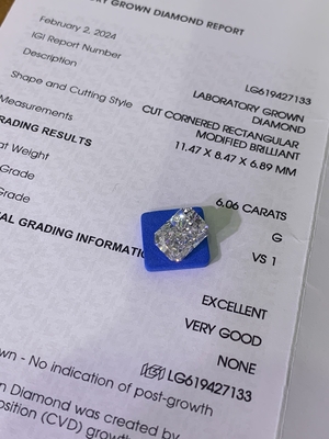 Mua 6.06ct Phong cách Intense Blue Phòng thí nghiệm trưởng thành Kim cương tỏa sáng cắt sắc sảo online manufacture