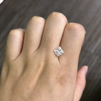 Mua 2.02CT D VS1 EX VG CVD trưởng thành Brilliance kim cương Princess Cut IGI chứng nhận online manufacture