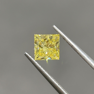 Mua 1.06ct Phòng thí nghiệm Kim cương Màu vàng Princess cắt CVD Fancy Intense Màu vàng VVS2 2EX N IGI online manufacture