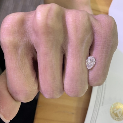 Mua 1.26CT F Màu sắc VVS2 Độ rõ 2EX Hình quả lê Diamonds sản xuất trong phòng thí nghiệm online manufacture