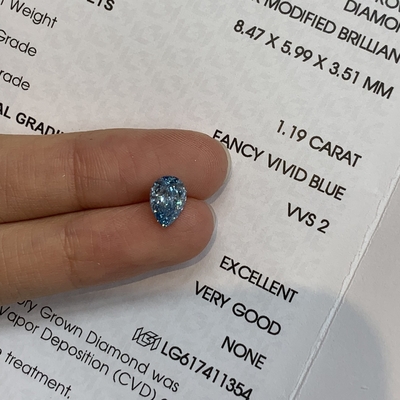 Mua 1.19 carat VVS2 2EX N IGI hình quả lê kim cương trồng trong phòng thí nghiệm online manufacture