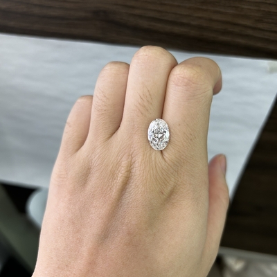 Mua 4.07 Carat VS2 E CVD Lab tạo kim cương cắt hình bầu dục OEM ODM online manufacture