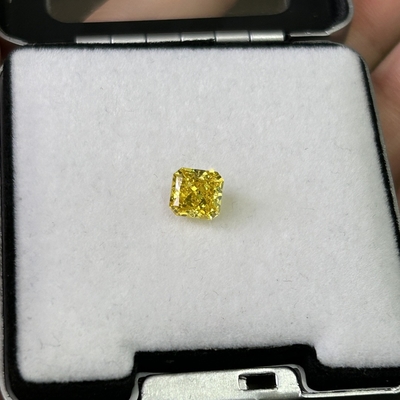 Mua 1.56ct Kim cương màu vàng tổng hợp HPHT Kim cương phát triển trong phòng thí nghiệm Fancy Vivid Yellow SI2 2VG N IGI online manufacture