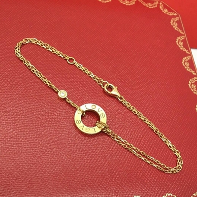 Mua Chiếc vòng tay bằng vàng nguyên khối 18 karat GH Color VS Clarity Size 7