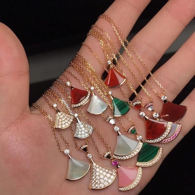 Mua 18k vàng rắn váy vòng cổ Agate đồ trang sức bản sao đồ trang sức vòng cổ giấc mơ của nữ thần online manufacture