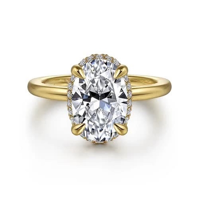 Mua 18K 14K 10K vàng rắn đồ trang sức tùy chỉnh 3 carat Def Vvs độ trong suốt Cvd cắt hình bầu dục Phòng thí nghiệm trưởng thành Kim cương Halo nhẫn bán online manufacture