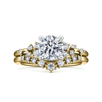 Mua Nhẫn cưới kim cương phòng thí nghiệm VVS Clarity HPHT Round Cut Lab Grown Diamond Ring online manufacture