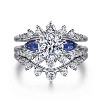 Mua Nhẫn cưới kim cương phòng thí nghiệm VVS Clarity HPHT Round Cut Lab Grown Diamond Ring online manufacture