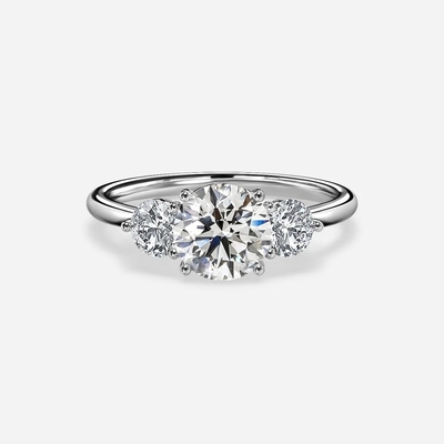 Mua VVS Clarity HPHT Round Cut Lab trưởng thành Kim cương nhẫn 2 carat tùy chỉnh kim cương dây chuyền cưới online manufacture