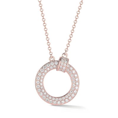 Mua 18K 14K 10K Solid Gold Clarity CVD Round Cut Bezel Phòng thí nghiệm trưởng thành vòng cổ kim cương online manufacture