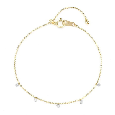 Mua Đẹp 18K 14K 10K vàng rắn tinh khiết CVD cắt tròn Bezel phòng thí nghiệm phát triển kim cương vòng tay cho những người yêu đồ trang sức online manufacture