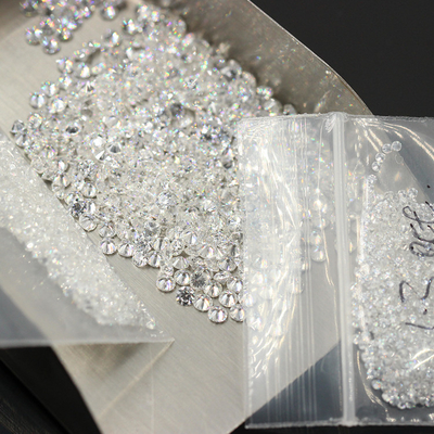 Loose Lab Created Diamonds Melee Diamonds 1,3 đến 4mm cắt tròn