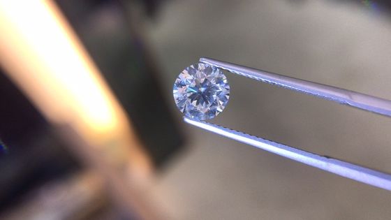 1.05CT D VVS2 HPHT Phòng thí nghiệm trưởng thành kim cương cắt tròn để làm đồ trang sức