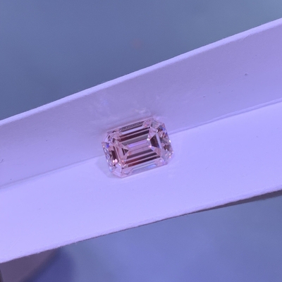 5.03 Carat Emerald Cut CVD Created Pink Diamond OEM ODM