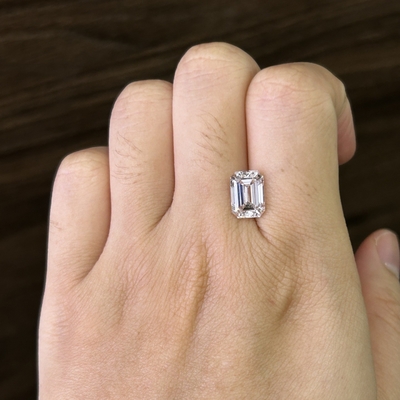 3.22ct Emerald Cut Lab Diamond CVD F VS1 VG EX N IGI LG630433830