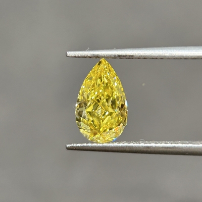 1.39ct VVS2 Nhân tạo kim cương vàng Cvd và Hpht Kim cương cắt ngọc trai