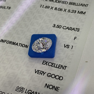 HYF 3,5 carat VS1 F Kim cương tổng hợp phòng thí nghiệm tạo kim cương CVD