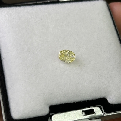 0.8ct Phòng thí nghiệm trưởng thành kim cương CVD VS Hpht Fancy Yellow Pear Cut