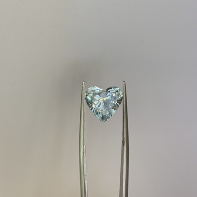 4.17 Carat SI2 Clarity Blue Grown Brilliance Kim cương cắt trái tim