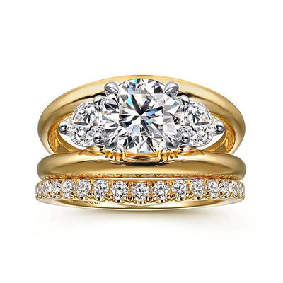 14K Platinum VVS Clarity HPHT Round Cut Lab trưởng thành kim cương Wedding Band DEFGH Ring