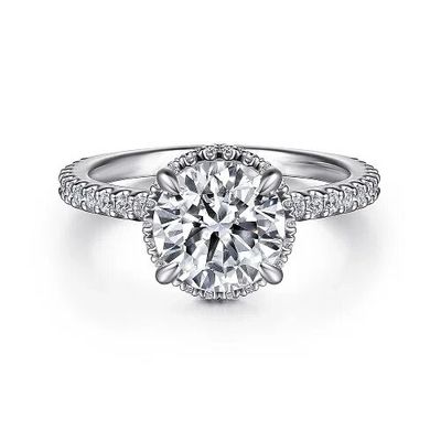 Nhẫn cưới kim cương phòng thí nghiệm VVS Clarity HPHT Round Cut Lab Grown Diamond Ring