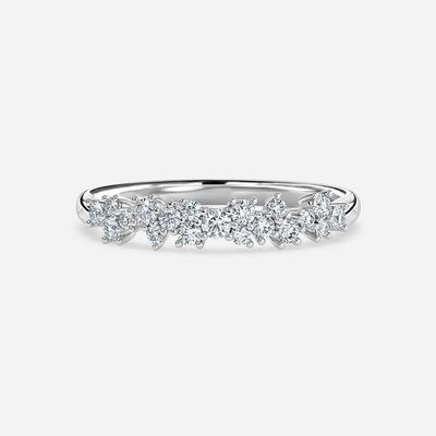 Nhẫn cưới kim cương được tạo ra trong phòng thí nghiệm cắt tròn 1 carat