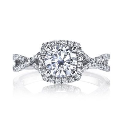 Nhẫn cưới kim cương trồng trong phòng thí nghiệm VVS Clarity HPHT Round Cut Ring