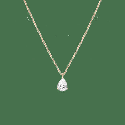 18K 14K 10K Solid Gold Clarity CVD Pear Cut Bezel Xanh kim cương phát triển trong phòng thí nghiệm